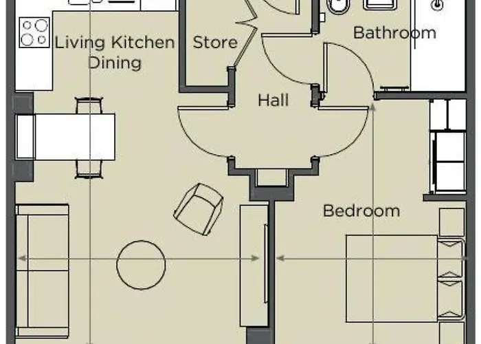 Entire 1 Bed - Number 39 - The Cosy Collection Ltd Apartamento